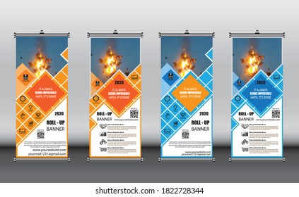 plancha vertical de diseño de pancarta de folletos, fondo geométrico abstracto, pancarta x y banner moderno, tamaño de rectángulo.