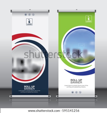roll brochure flyer banner design template のベクター画像素材