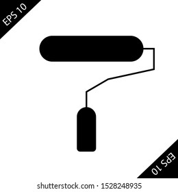 Roll brush logo is a simple logo, compatible for any company.