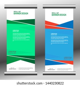 Roll the buffer banner template. for design, business, education, marketing advertising.
Vertical information board design. abstract background. vector illustration. dominant in blue.