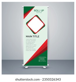 Roll up
Business banners template Design editable file, 