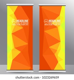 roll up business brochure flyer banner design vertical template vector, cover presentation abstract geometric background, modern publication x-banner and flag-banner,carpet design