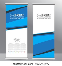 roll up business brochure flyer banner design vertical template vector, cover presentation abstract geometric background, modern publication x-banner and flag-banner,carpet design