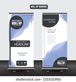 Roll up business brochure flyer banner design vertical template vector, cover presentation abstract geometric background, modern publication x-banner and flag-banner