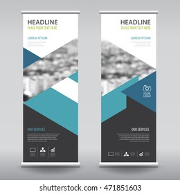 roll up business brochure flyer banner design vertical template vector, cover presentation abstract geometric background, modern publication x-banner and flag-banner