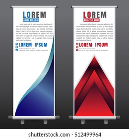 roll up business brochure flyer banner design vertical template vector, cover presentation abstract background, modern publication x-banner and flag-banner layout in rectangle size on black background