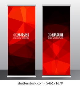 roll up business brochure flyer banner design vertical template vector, cover presentation abstract geometric background, modern publication x-banner and flag-banner,carpet design