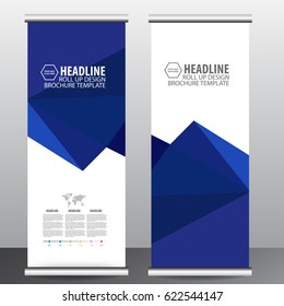 Roll up business brochure flyer banner design vertical template vector, cover presentation ,infographics , abstract geometric background, modern publication x-banner and flag-banner,carpet design.