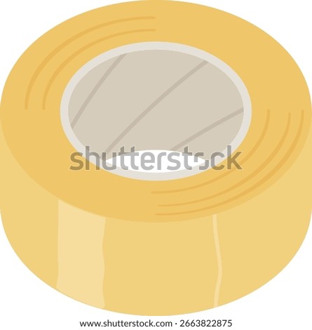Roll of clear packing tape