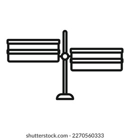 Roll drum icon outline vector. Music instrument. Acoustic snare