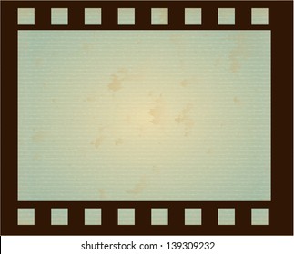 roll of film over blue background vector illustration