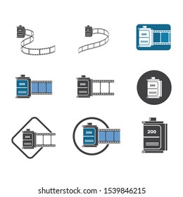 roll filmstrip vector illustration design  template