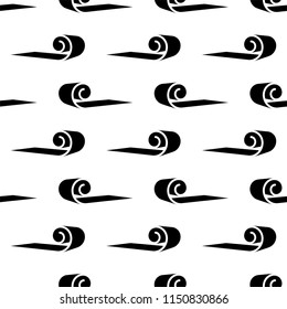 Roll Icon Seamless Pattern, Mat, Rug, Carpet Or Paper Roll Icon Of Anything, Vector Art Illustration