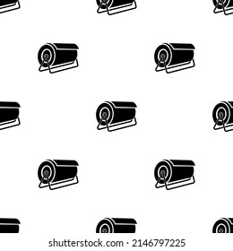 Roll Icon Seamless Pattern, Mat, Rug, Carpet Or Paper Roll Icon Of Anything Vector Art Illustration