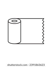 roll icon, vector best line icon.