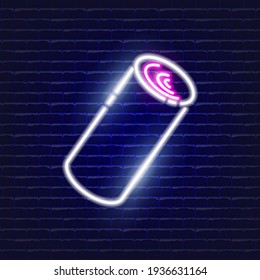 Roll with jam neon icon. Glowing Vector illustration icon for mobile, web and menu design. Food concept.