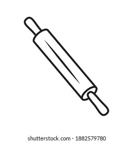 roll kitchen cutlery line style icon vector illustration design