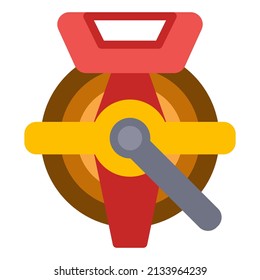 Messgerät und Utensilien für den Rollenmesser
