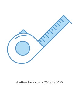 Ícone plano de vetor de símbolo de indicador de rolagem