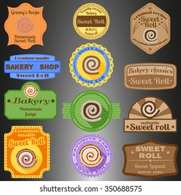 Roll multiple styles badges set