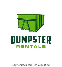 Roll off dumpster rental with a masculine style design