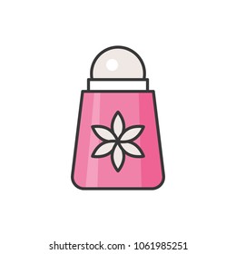 Roll on deodorant, filled outline icon