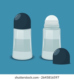 Rolo sobre o desodorante ilustração de estoque de design gráfico