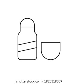 Roll on deodorant icon design. vector illustration
