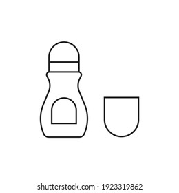 Roll on deodorant icon design. vector illustration