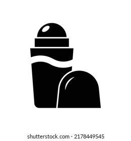 Rolle auf dem Design-Symbol einzeln auf weißem Hintergrund