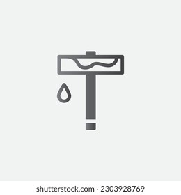 Roll Paint Construction Vector Icon Ilustration Symbol