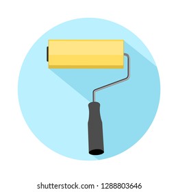 Roll Paint Icon Vector Illustration