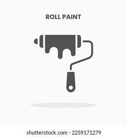 Dibujar icono Dibujar ilustración vectorial estilo de glifo. Excelente para web, app, producto digital, presentación, interfaz de usuario y muchos más.