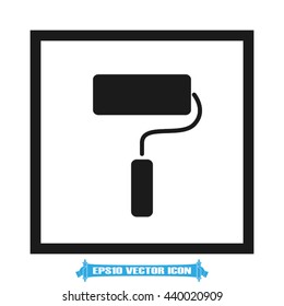 roll paint icon vector illustration EPS 10