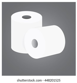 roll paper for calculator vector design