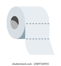 Roll of paper design icon emoticon. Vector illustration on white background of roll of paper.