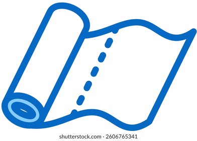 Roll Paper Icon Element For Design