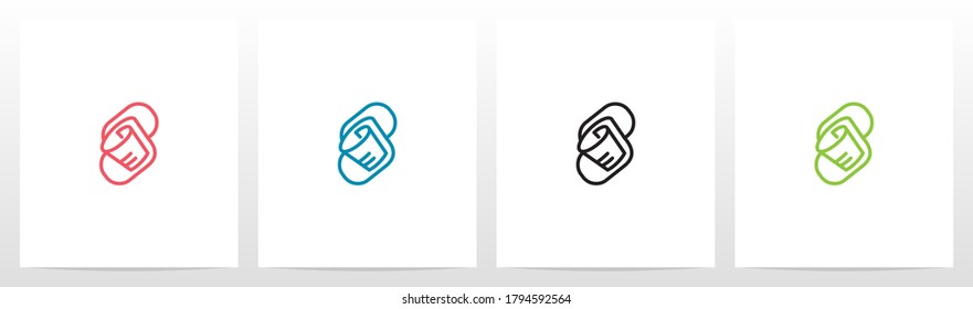 Roll Of Paper On Letter Logo Design S