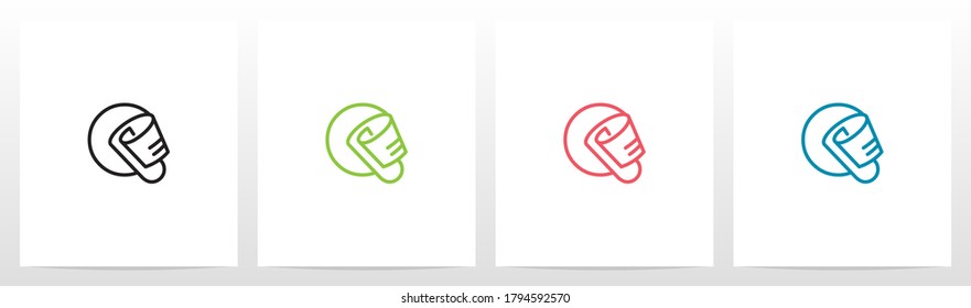 Roll Of Paper On Letter Logo Design Q