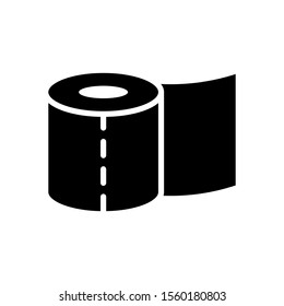 roll paper - tissue - bathroom icon vector design template