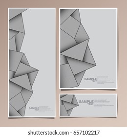 roll up and poster business brochure flyer banner design vertical template vector, cover presentation abstract geometric background, modern publication x-banner and flag-banner.