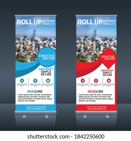 Rollo arriba , tirando hacia arriba , x banner diseño abstracto moderno vector