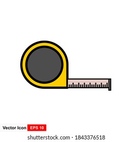 Icono De Rulador De Rollo En El Vector De Diseño De Moda 