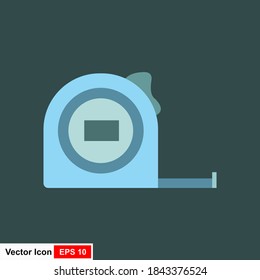 Roll Ruler Icon In Trendy Design Vector 