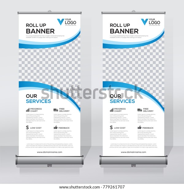 Roll up sale\
banner design template, abstract background, pull up design, modern\
x-banner, rectangle size.