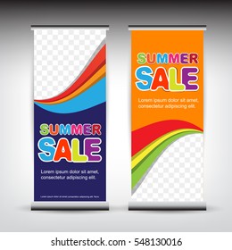 Roll up Summer banner