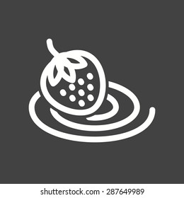 Roll, swiss, cake icon vector image. Can also be used for sweets and confectionery. Suitable for use on web apps, mobile apps and print media.