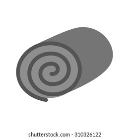 Roll, swiss, cake icon vector image. Can also be used for sweets and confectionery. Suitable for use on web apps, mobile apps and print media.