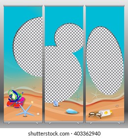 Roll up table summer design