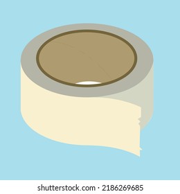 Roll of tear tape, illustration, vector